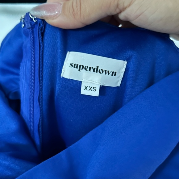 Cobalt Blue Cutout Jumpsuit - Picture 3 of 3